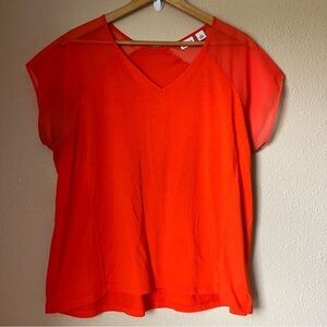 Cato Orange blouse Size XL